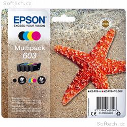 Epson inkoustové náplně, C13T03U64010, 603, Multip