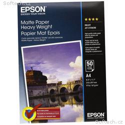 Epson matte heavy weigh, 167g, m2, A4 (50 listů)