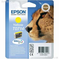 Epson inkoustová náplň, T0714, Singlepack T0714 DU