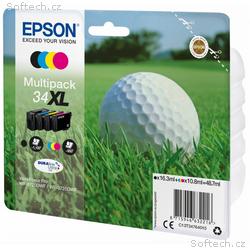 Epson inkoustová náplň, T3476, Multipack 34XL DURA