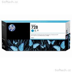 HP Ink Cartridge 728, Cyan, 300 ml