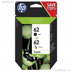 HP ink 62 (černá 4ml, barevná 4,5ml) pro HP ENVY 5
