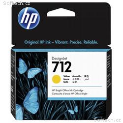 HP 712 Inkoustová náplň žlutá
