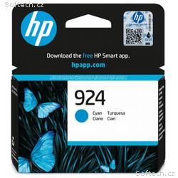 HP inkoustová kazeta 4K0U3NE, HP 924, azurová, 400