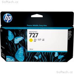 HP cartridge B3P21A (727) žlutá pro DesignJet - 13