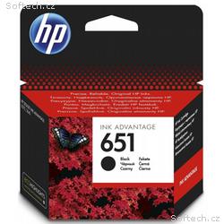 HP inkoustová kazeta 651 černá C2P10AE originál