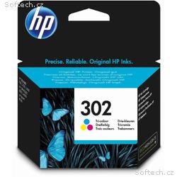 HP inkoustová kazeta 302 tricolor CMY F6U65AE orig
