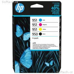 HP 950 Black, 951 CMY Original Ink Cartridge 4-Pac