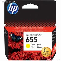 HP inkoustová kazeta 655 žlutá CZ112AE originál