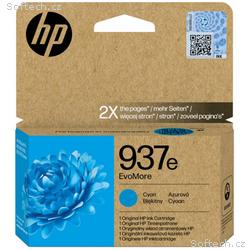 HP 937e Azurová EvoMore originální inkoustová kaze