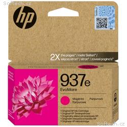 HP 937e Magenta EvoMore originální inkoustová kaze
