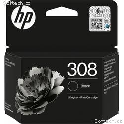 HP 308 Černá originální inkoustová kazeta