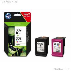 HP 302 Dvojbalení originálních inkoustových kazet,