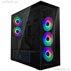 ARCTIC skříň Xtender, E-ATX, 2x120mm ARGB fan, 2xU