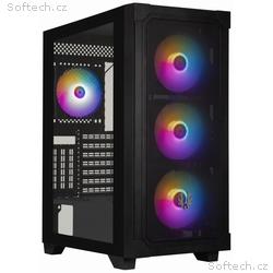 BitFenix skříň Graph ATX, 4x120 mm fan F-RGB, 2xUS