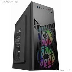 EUROCASE MidT ML N6-560B ARGB, bez zdroje, 2x USB 