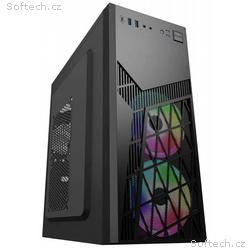 EUROCASE MidT ML N6-560B ARGB, bez zdroje, 2x USB 