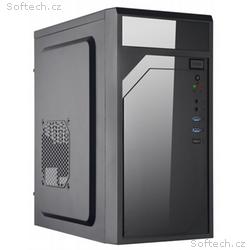 EUROCASE MidT ML M6-590B, mATX, bez zdroje, 2x USB