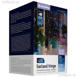 COLORWAY LED girlanda, IP20, 100 LED, délka 3m x 0