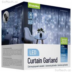 COLORWAY LED girlanda, vnitřní, 300 LED, délka 3 x
