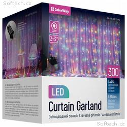 COLORWAY LED girlanda, vnitřní, 300 LED, délka 3 x