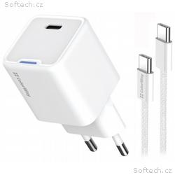 COLORWAY 1x USB-C, síťová nabíječka, GaN, PD, PPS,