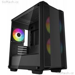 DEEPCOOL skříň CC360 ARGB, MicroATX, 3x120 ARGB fa