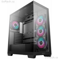 DEEPCOOL skříň CG580 4F, ATX, 4x120mm ARGB fans, 2