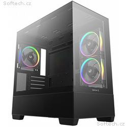 DEEPCOOL skříň CG380 3F microATX, 3x120mm ARGB PWM