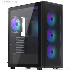 Endorfy skříň Ventum 400 ARGB, ATX, 4x120mm ARGB f