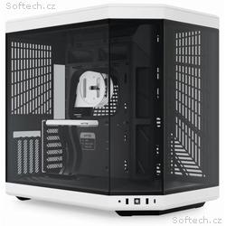 HYTE skříň Y70 Panda, levé a přední sklo, Riser PC