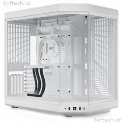 HYTE skříň Y70 Snow white, levé a přední sklo, Ris