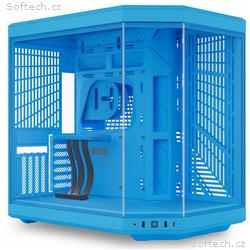 HYTE skříň Y70 Blueberry Milk, levé a přední sklo,