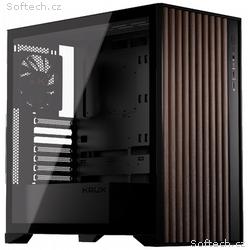 Krux skříň Palum, ATX, 2x120 mm fan, 2xUSB 2.0, US