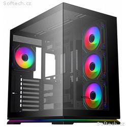 Krux skříň Atron, ATX, 4x120 mm PWM ARGB fan, USB 