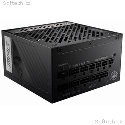 MSI zdroj MPG A850G PCIE5, 850W, ATX3.1, akt. PFC,