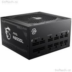 MSI zdroj MAG A650GL, 650W, ATX, akt. PFC, 7 let c