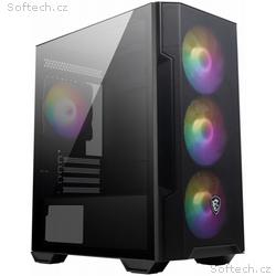 MSI skříň MAG FORGE M100R, bez zdroje, levé temper