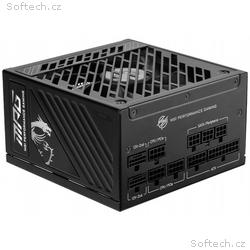MSI zdroj MPG A850GS PCIE5, 850W, ATX3.1, akt. PFC