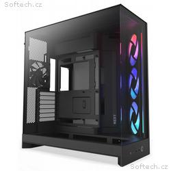 NZXT skříň H9 Flow RGB dvoukomorová ATX, 1x140 RGB