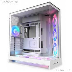 NZXT skříň H9 Flow RGB+ dvoukomorová ATX, 2x140 mm
