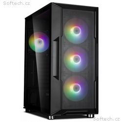 Zalman skříň I3 Neo, middle tower, ATX, 4x120 RGB,