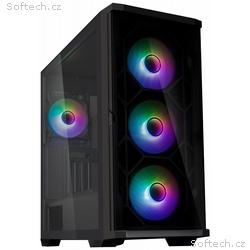 Zalman skříň Z10 Duo, ATX, 4x120 mm ARGB fan, 2xUS