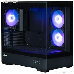 Zalman skříň P30 Black, miniT, 3x120mm fan ARGB, U