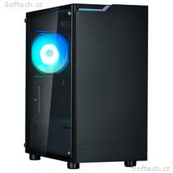 Zalman skříň T4 Plus, miniT, 1x120mm fan ARGB, USB
