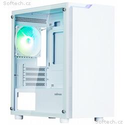 Zalman skříň T4 Plus, miniT, 1x120mm fan ARGB, USB
