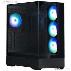 Zalman skříň P40 Prism Plus, midT, 4x120mm ARGB fa
