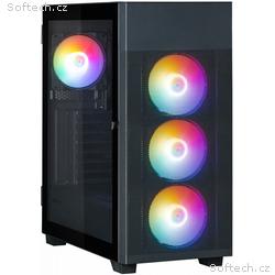 Zalman skříň S5 Neo Black, ATX, 4x 120mm RGB Fan, 