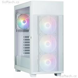 Zalman skříň S5 Neo White, ATX, 4x 120mm RGB Fan, 