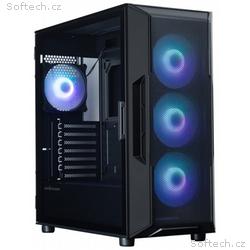 Zalman skříň i3 Neo ARGB V2 Black, ATX, 4x120mm AR
